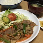 Asahiya Kasumigaseki Ten - ♪焼肉定食¥1100