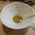 Men Dokoro Toritani - 麺を食べきるとほとんどスープは消えてます