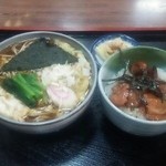 Oke Soba - 照り焼き丼セット(とじそば)