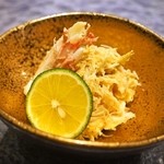 棗 - 料理写真:毛蟹 味噌和え