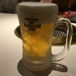 Yakiniku Koran Sanfuratotoriten - 私だけ生ビール…(^_^;)