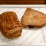 MAISON KAYSER Cafe Coredo Nihonbashi Ten - パン オ ショコラ [220円] ＆ キャラメルパイ [280円]
      サクサクでバター風味たっぷりはグレートだぜ♪\(^o^)