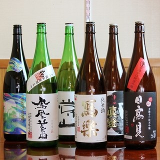 ◇“Sake/Shochu” that complements fish and shellfish