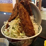 酒肆魚処 やまなみ - ソースかつ丼ならぬ､ソース鮎丼 (2016.05現在)