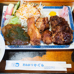 Tonkatsu Yagura - 殿、食事でござる定食：1,000円／2016年6月