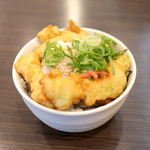 Tori Soba Hon Ten - 天玉ごはん (350円) '16 4月中旬