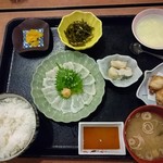 Unohama Ningyo Kan - ふぐづくし定食　1500円