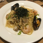 ダイニングカフェ　奇聞屋 - 料理写真:シーフード(和風)パスタ￥780★