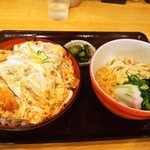 手打ちうどん吉野 - かつ丼セット