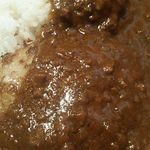 Bikkuri Donkey Hikone Ten - 挽肉を使ったキーマカレー風ですが、ねっとり感は相当のもの。スパイスの味わいも素晴らしい。スパイシー感は全然物足りない。