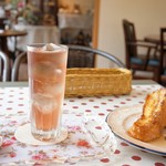 Le Jardin - ケーキセットから、フレンチトーストのセットを選びました（２０１６．８．１５）