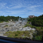 百年ダイニング - 窓からの景色　雲仙地獄