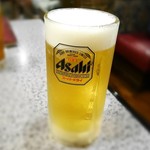 Yakiniku Gyuuya Yashio Ten - 生ビール（中）￥５９０