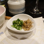 自家製手打ち蕎麦 どらぺ - お漬物