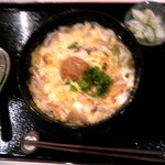 Sanuki Udon Fukuume - 玉子とじ梅うどん　７７０円（税抜き）