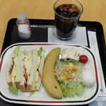 Snack Plaza Pawashiti Yashima Ten - ブランチセット（ミックスサンド）