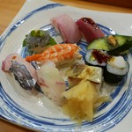 Kyo Sushi Ookini - 寿司盛り合わせセット（1600円）税込み