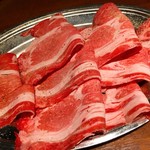 焼肉 牛皇 - スジタン塩税別500円