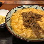 Marugame Seimen Fuji Eda Ten - 肉たまあんかけ 