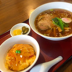 Chinese Kishin - ラーメン ＋ ミニ天津飯 670円