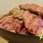 Nikuzen Daimyo Ten - ステーキ丼特盛り！総重量１ＫＧ