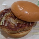 Mos Burger Aizumi Ten - 20161217「とびきりハンバーグサンド プレーン」410円