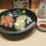 Soba Dokoro Toroji - ほろ酔いセットの三点盛り