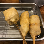 Kushi Katsu Dengana Kanda Minamiguchi Ten - 牛カツととろ豚