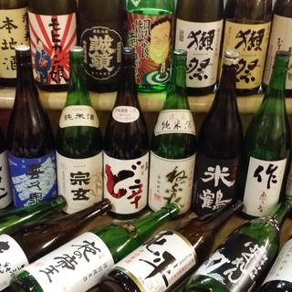 地酒30種類以上、季節の新酒もぞくぞく入荷！