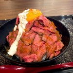 Roast Beef Hoshi Ionmoru Okinawa Raikamu - ＊ローストビーフ丼（特盛）（¥990）