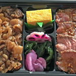 味の梅ばち - 米沢牛すきやきステーキ弁当