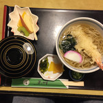 Tamagawa Udon Gamago Ootsuka Ten - 天ぷらそば定食（980円）