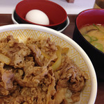 Sukiya Tsudanomatsubarasakudariten - 牛丼とん汁セット(490円)