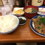 Hamada - 豚バラ元気焼き＋ご飯セット