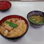 Teuchi Tenjin Kasuga Baru Ten - カツ丼、ミニうどん