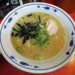 Mancho Shinshimonoseki Ten - ラーメン定食800円のラーメン