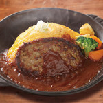 h Juurokkokumai Omurice & Doria Senmon Ten Omurice Tei Ehime Ionmo-Ru Imabari Shintoshiten - 特製デミグラス牛肉100％ハンバーグおむらいす