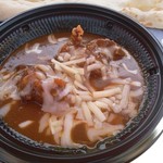 Indian Tei Monkey Park Ten - からあげチーズカレー_ナン