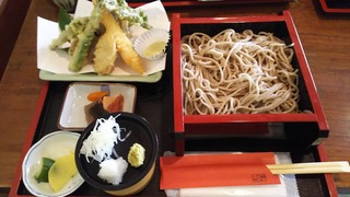 Soba Dokoro Fukushima Ya - 天ざるそば