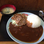 食堂いわはた - 焼肉カレーライス(600円)