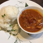 CHITA CHITA Kuribashi Honten - チキンカレー（ライス大盛り）Aセット　1200円