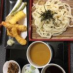 Restaurant Gamono - 天ざるうどん