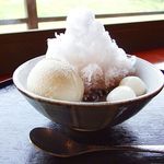 五十鈴川カフェ - 料理写真:雪見冷しぜんざい