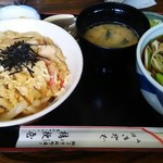 桔梗屋 - 親子丼セット(1050円)