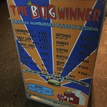 THE BIG WINNER - (メニュー)メニュー看板①