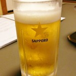 Hotel Koshien - 生ビール。