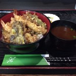 Tempura Nagata - 深めの丼ぶりで登場です！