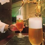 カフェ ハル テラス - テラスでのビール♪