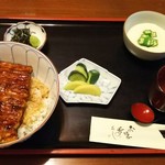 Unagi no Yamagen Kamoike Ten - うなとろ丼