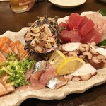 酒と肴と男と女　しっぽりのぶぶ - 鮮魚刺盛◎予約の時に注文